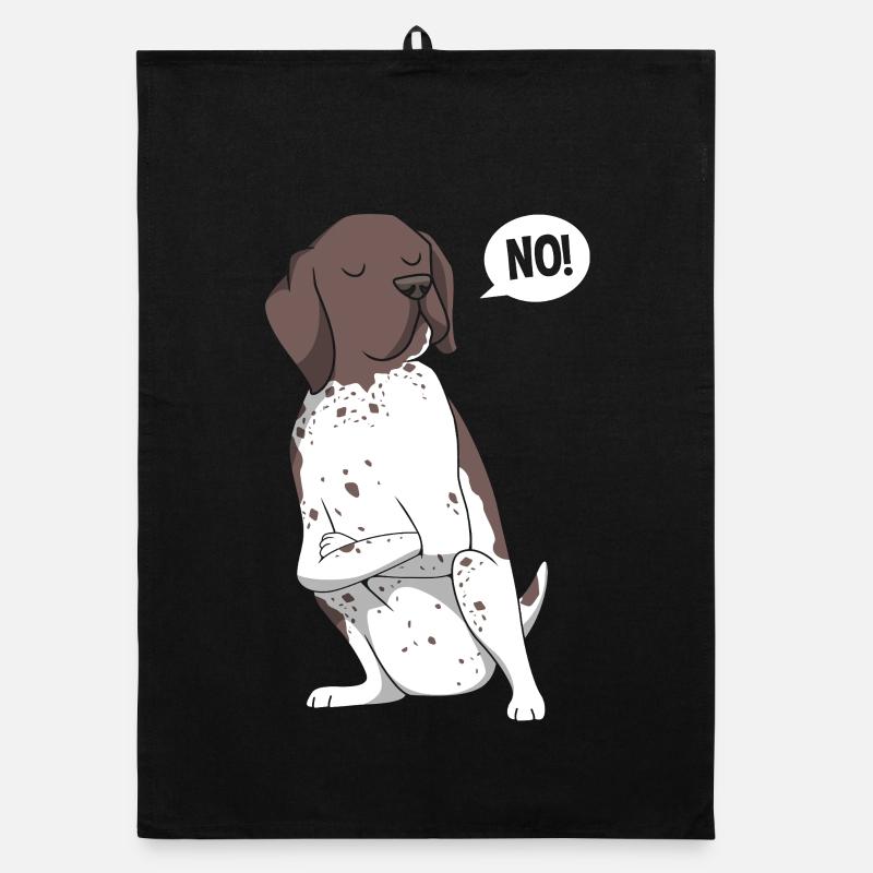 German Pointer Hund Deutsch Kurzhaar Organic Geschirrtuch