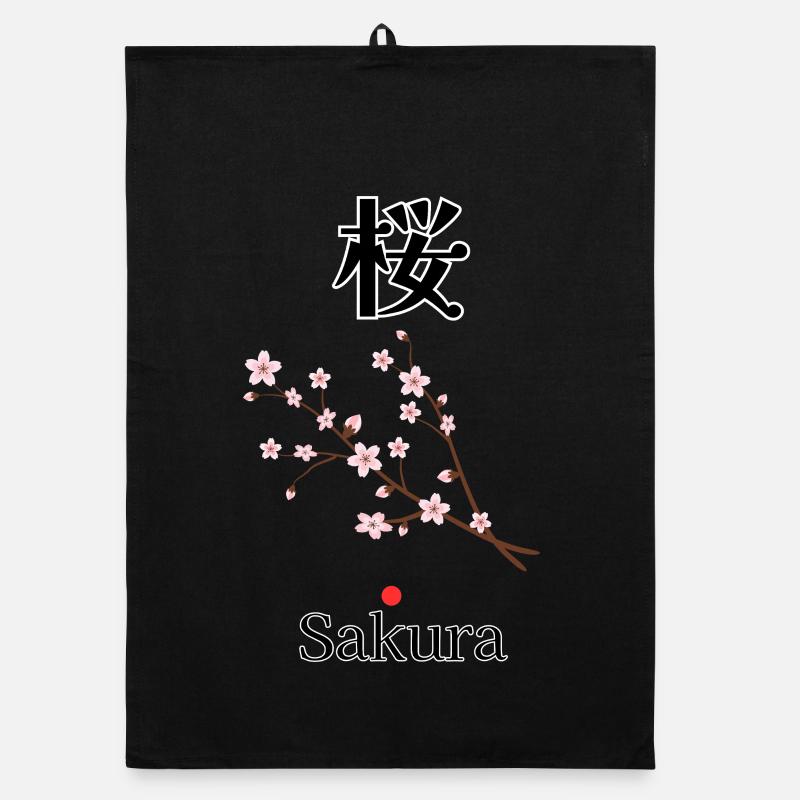 Sakura – Japanische Kirschblüte | Torii Apparel Organic Geschirrtuch