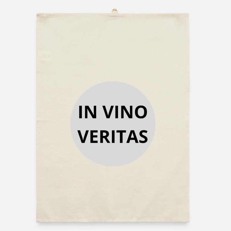 In Vino Veritas Organic dish towel