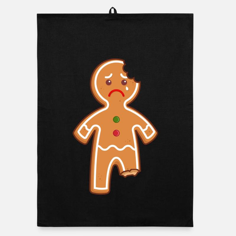 Gingerbread Man Gingerbread Man Gingerbread Mi Mi Mi Organic dish towel