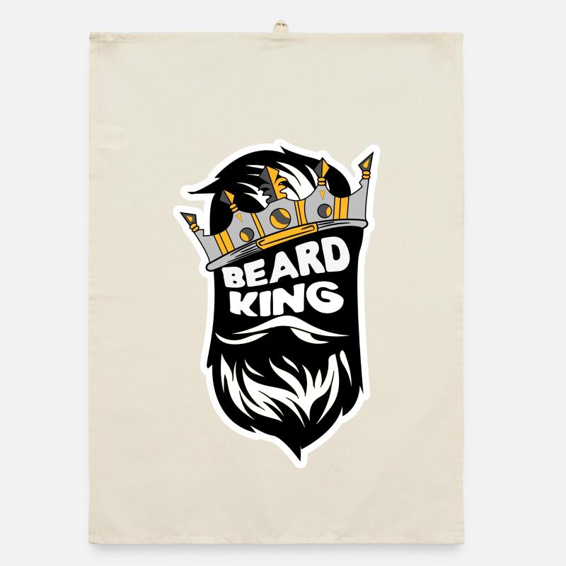 Bart Männlichkeit Statement Bartfrisur Bartträger Organic Geschirrtuch