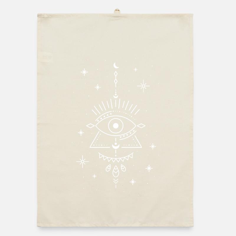 Trippy Eye Occult Formulas Organic dish towel