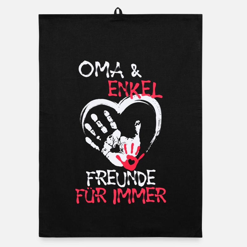 Lieblingsoma Oma Großmutter Statement Ruhestan Organic Geschirrtuch