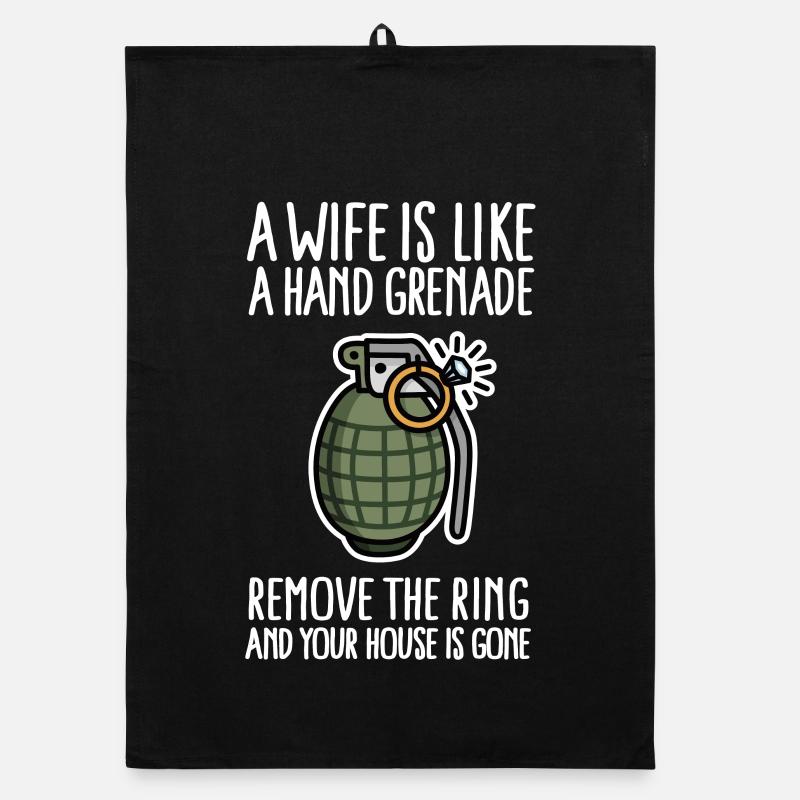 Funny JGA soldaat bachelor party military Organic dish towel