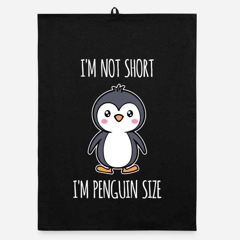 Süß Pinguin Seevogel Statement Tier Antarktis Organic Geschirrtuch