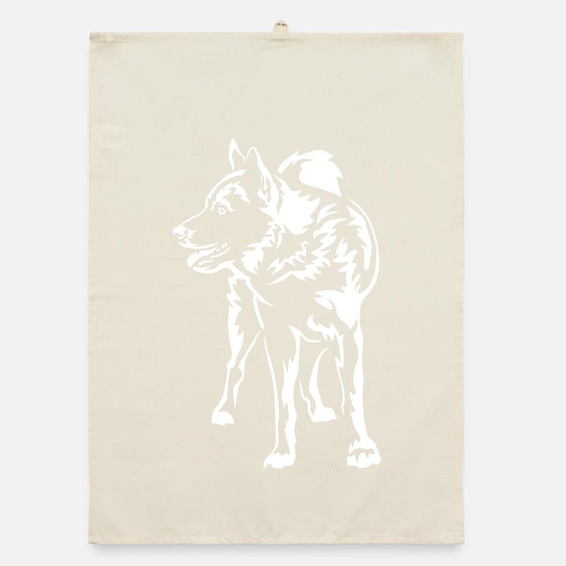 Elkhound norvégien « Black Edition » Torchon bio