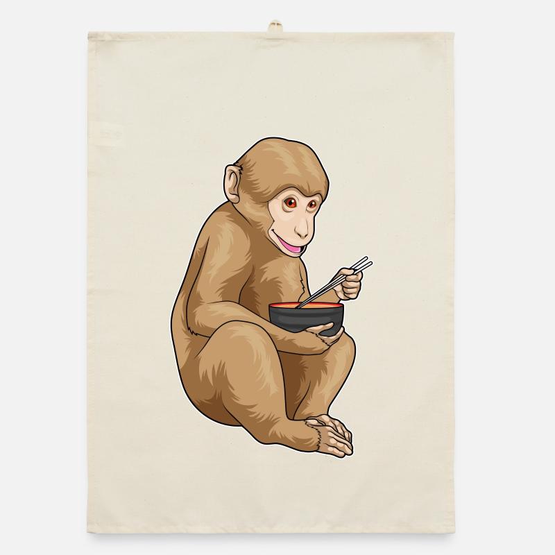 Bol de ramen de singe Torchon bio