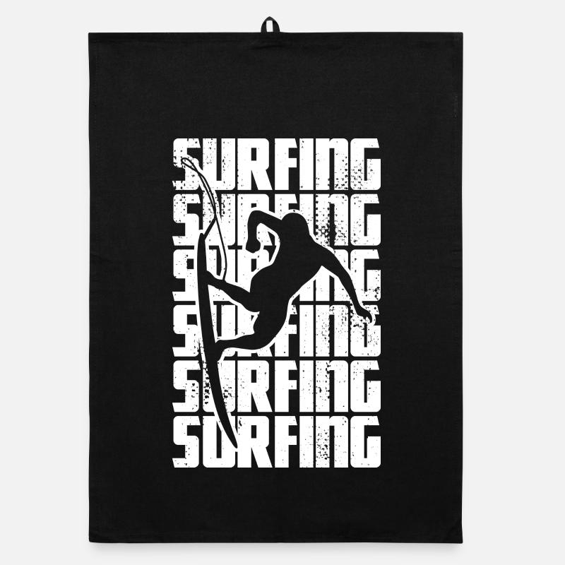 Surfing Organic dish towel