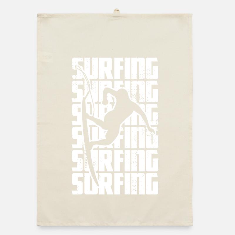 Surfing Organic dish towel