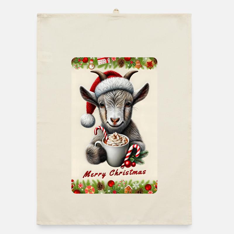 Chèvre de Noël au chocolat chaud Torchon bio