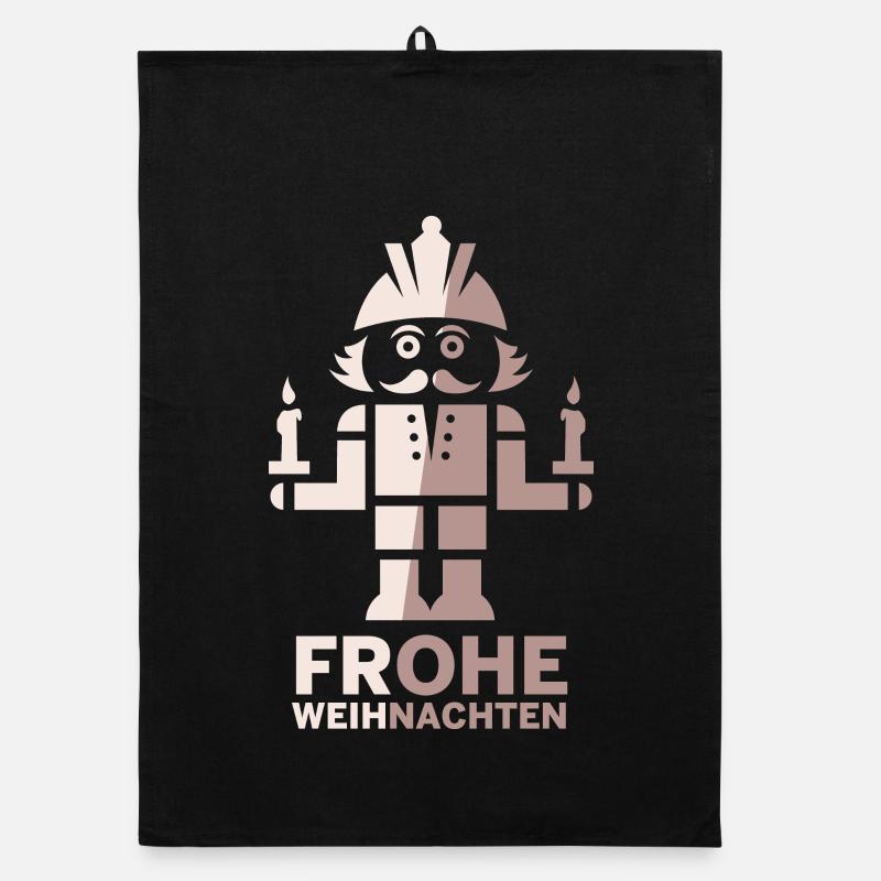 Casse-Noisette Mineur de Noël Joyeux Noël Logo Torchon bio