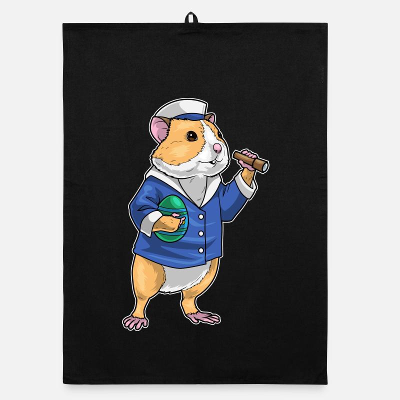 Hamster Marin de Pâques Torchon bio
