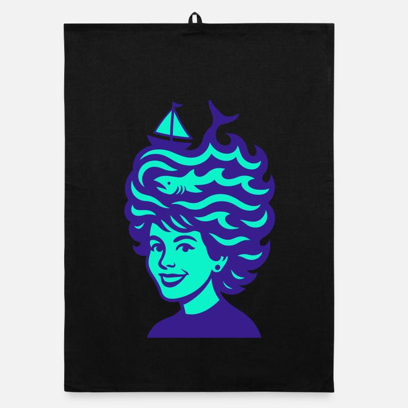 Cheveux de mer ! Torchon bio