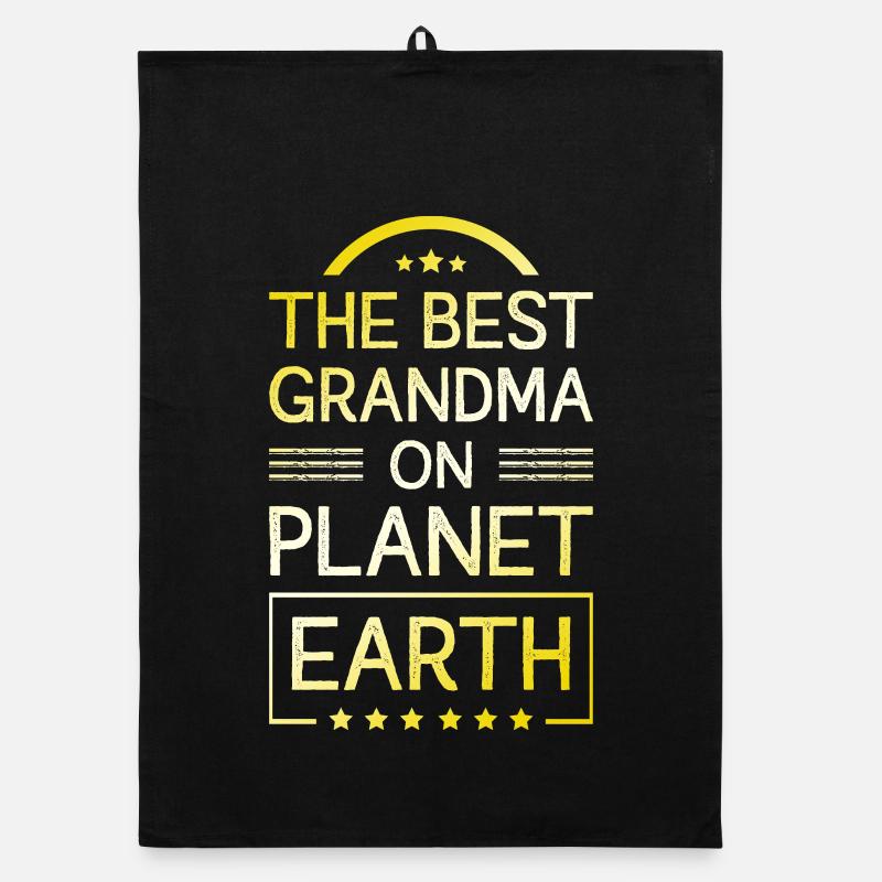 Beste Oma Spruch Organic Geschirrtuch