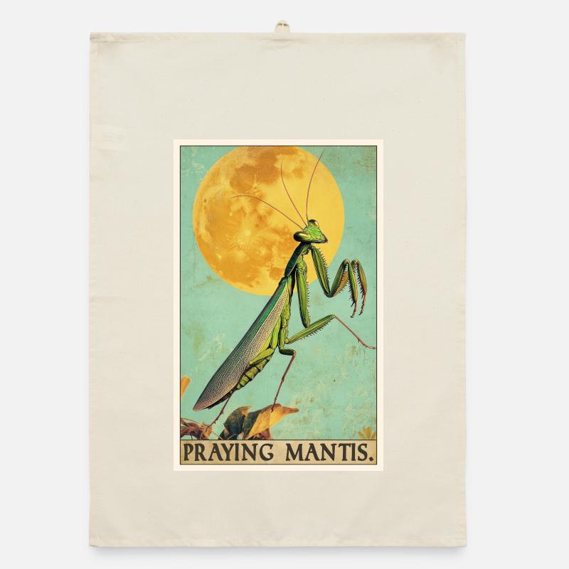 Gottesanbeterinnen Gottesanbeterin Organic Geschirrtuch