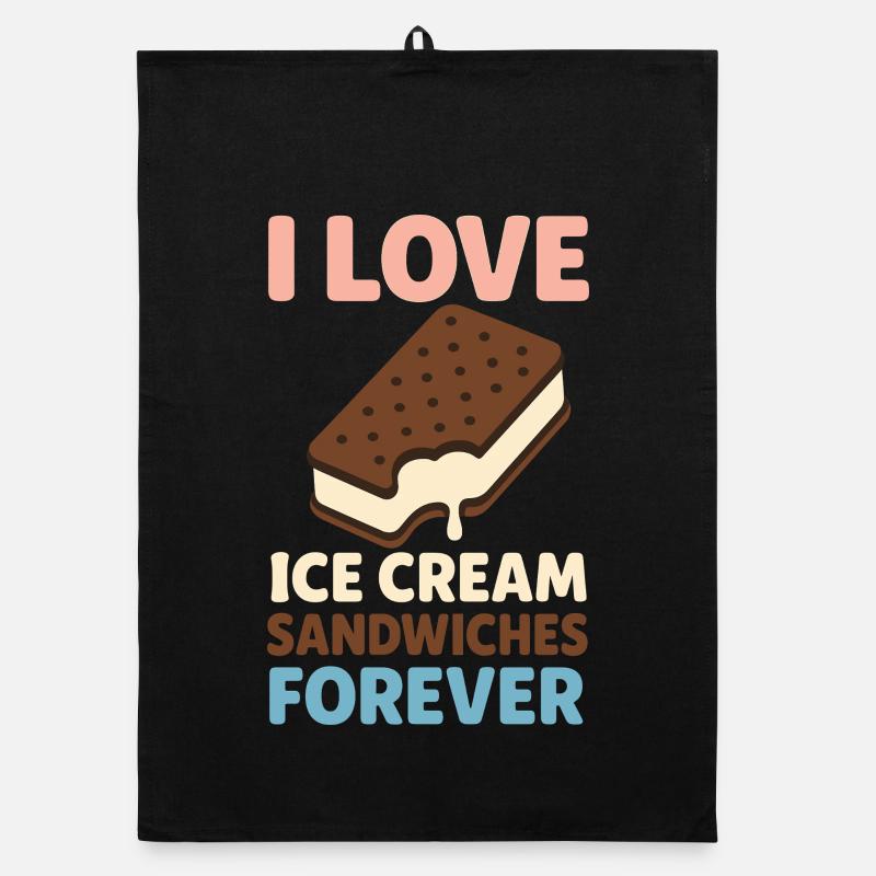 Eis-sandwich-liebhaber Sommerdessert Organic dish towel