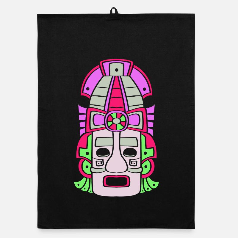 Inca Mayan calendar aztec Organic dish towel