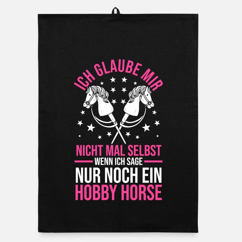 Steckenpferd Hobbyhorse Hobby Horsing Organic Geschirrtuch