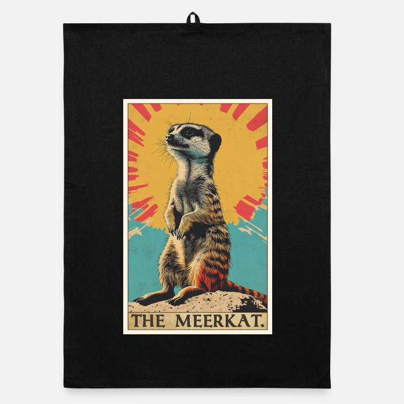 Suricate Erdmännchen Torchon bio