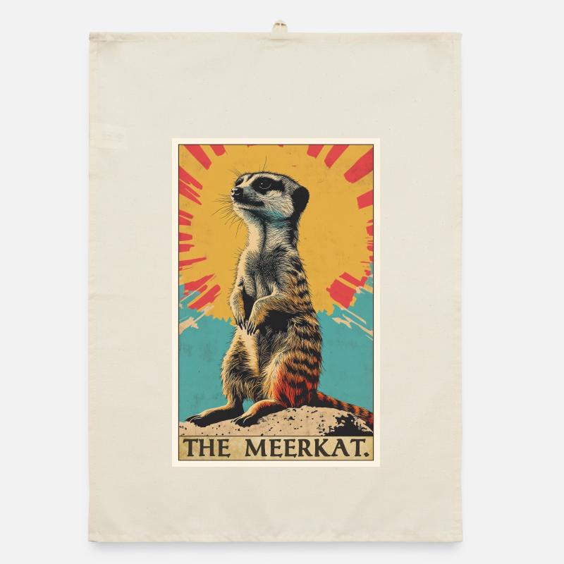 Suricate Erdmännchen Torchon bio
