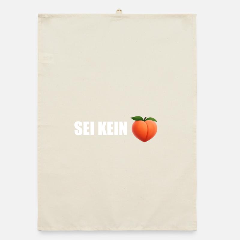 Sei Kein Peach Organic Geschirrtuch