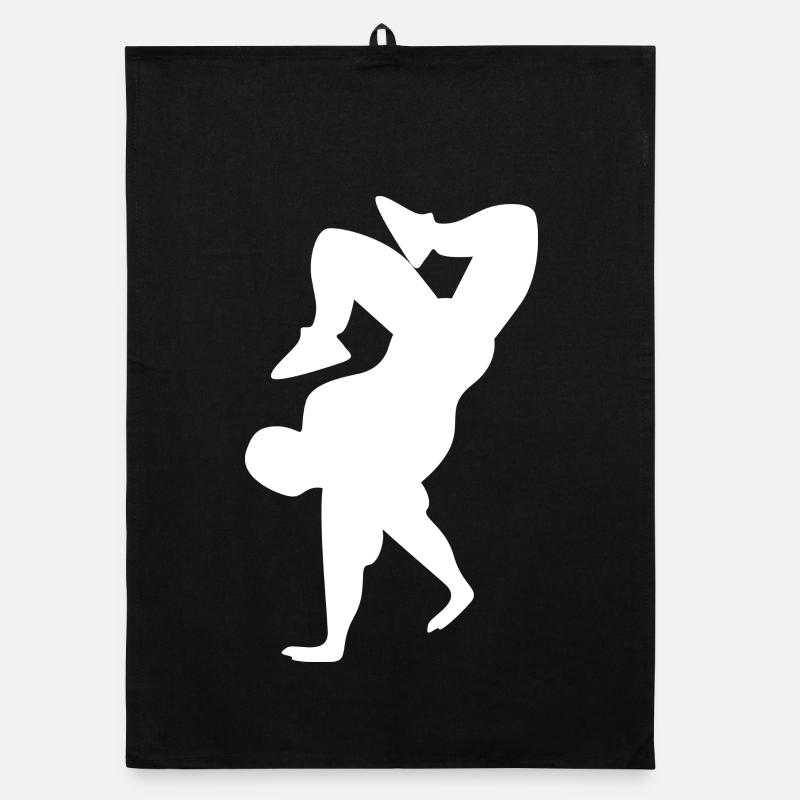 Breakdance - Torchon bio - noir
