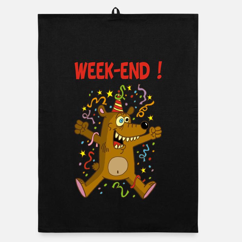 Weekend bear Organic dish towel