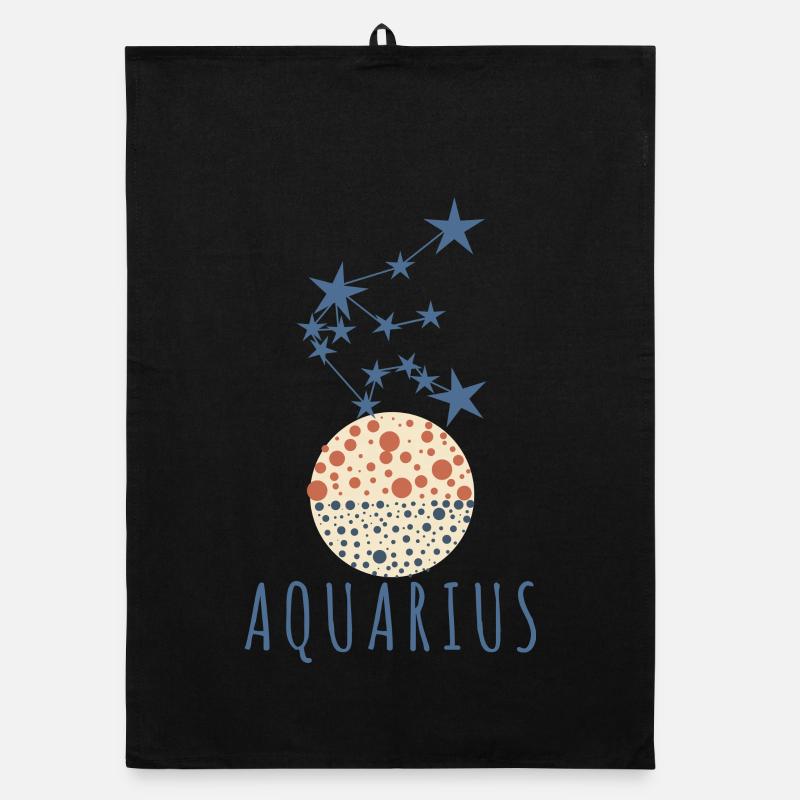 The constellation Aquarius Organic dish towel
