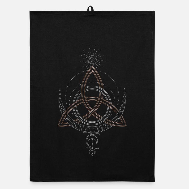 Nœud de Trinité Triqueta Triquetra Torchon bio