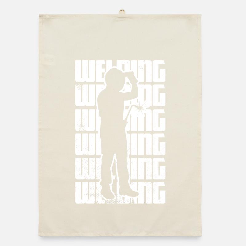 Fun welding Organic dish towel