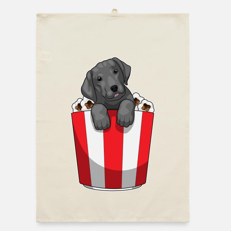 Labrador Popcorn Organic Geschirrtuch
