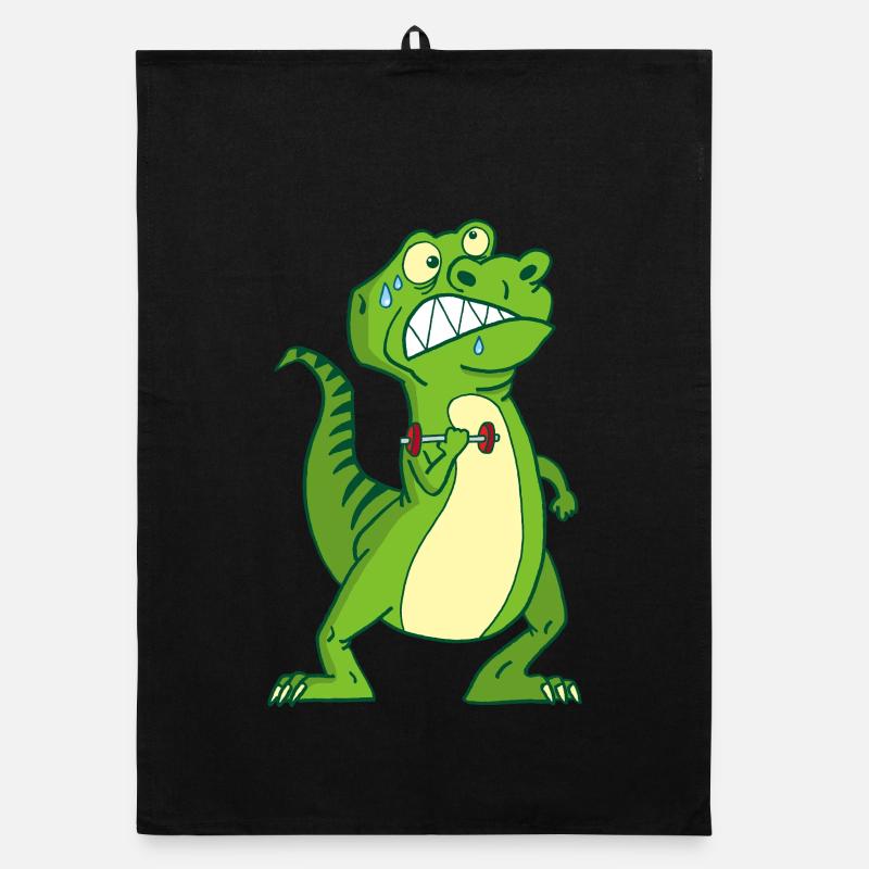 Dinosaure costaud Torchon bio