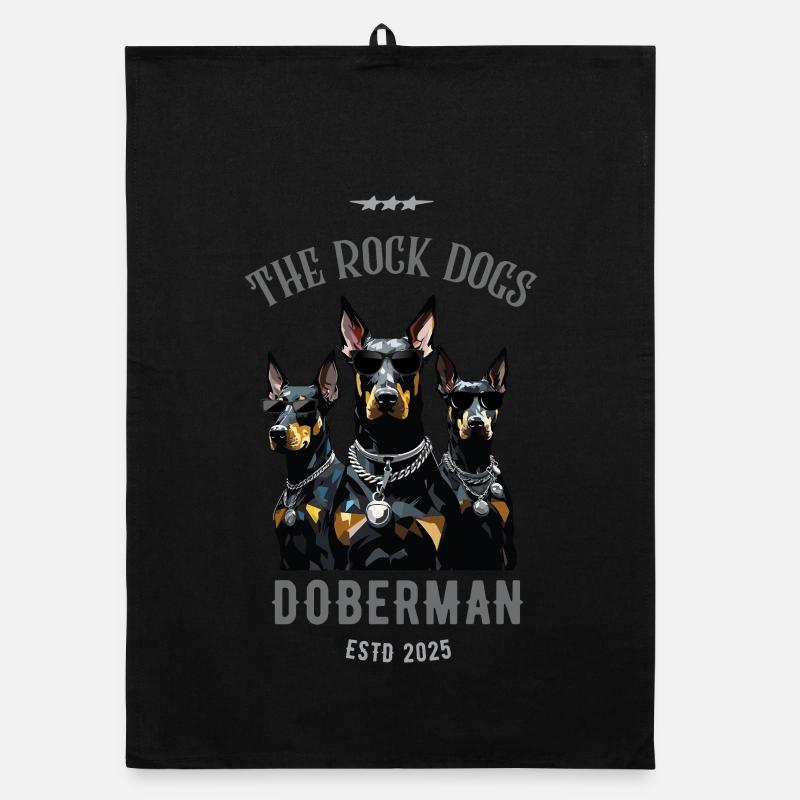 doberman Pinscher - le chien de roche Torchon bio