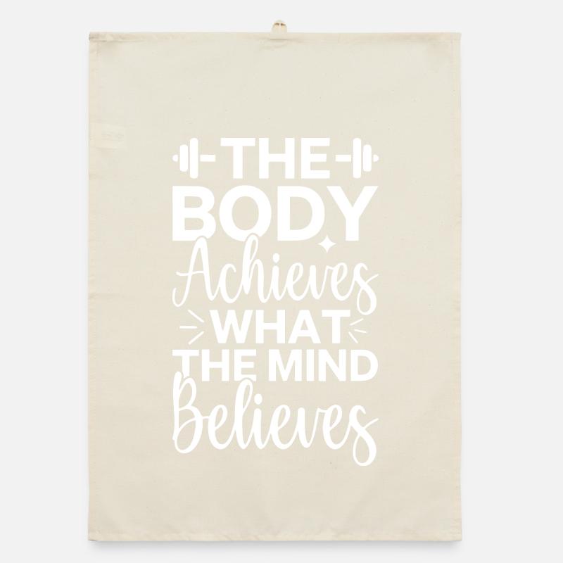 Inspirational Mindset Quote Design Torchon bio