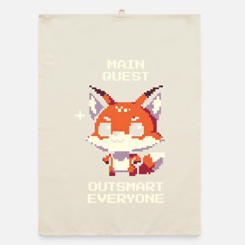 Main Quest: Outsmart Everyone | Fox, Trickster Organic dish towel