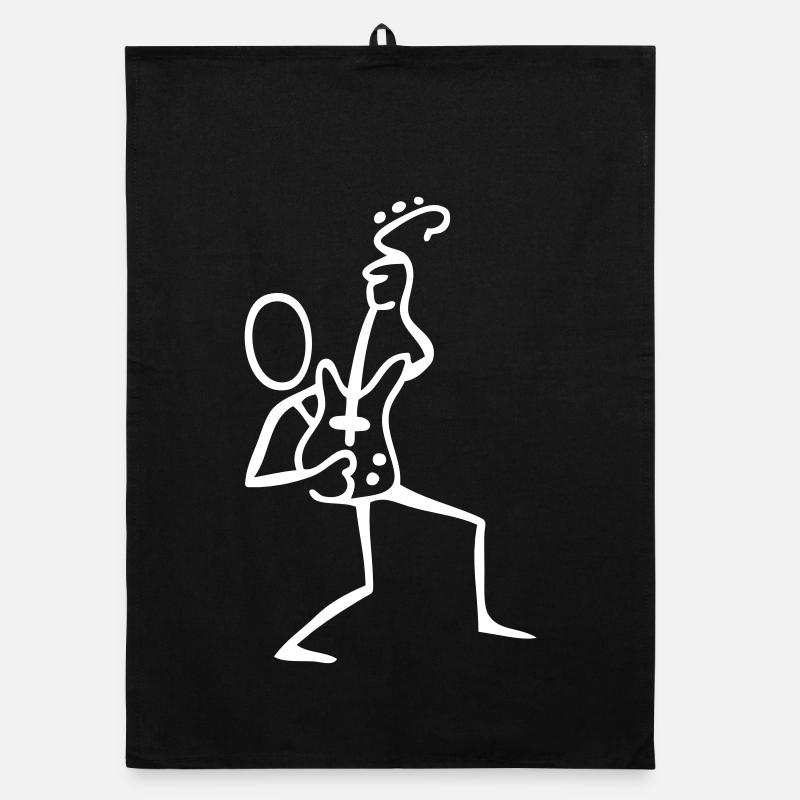 Guitariste posant sur scène Torchon bio