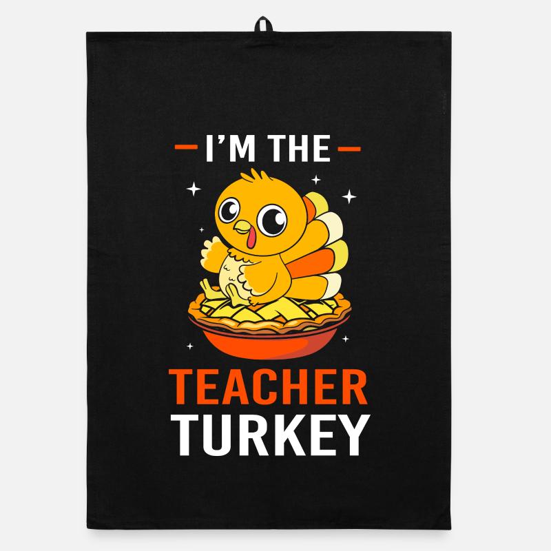 Enseignant Thanksgiving Enseignant Torchon bio