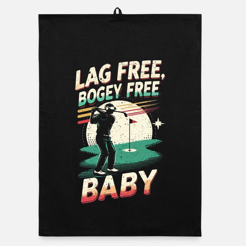 Golfsimulator Lag Free Bogey Free Organic Geschirrtuch