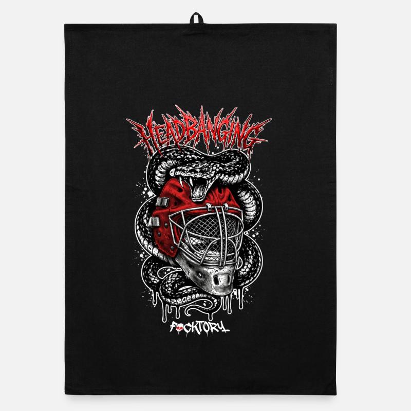 Serpent et Masque de Hockey Torchon bio