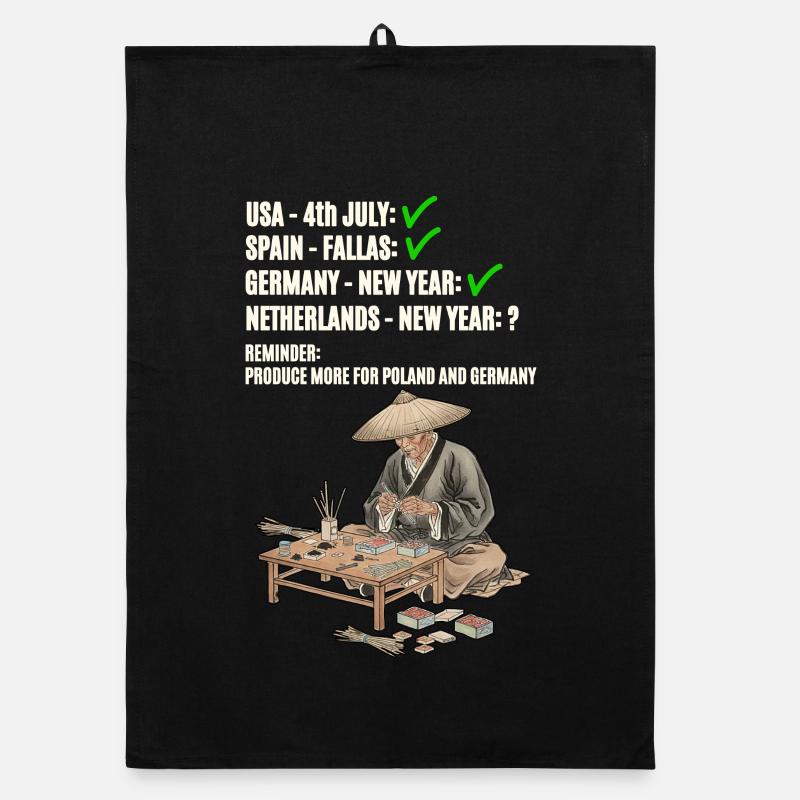 Vuurwerk pour les Pays-Bas Torchon bio