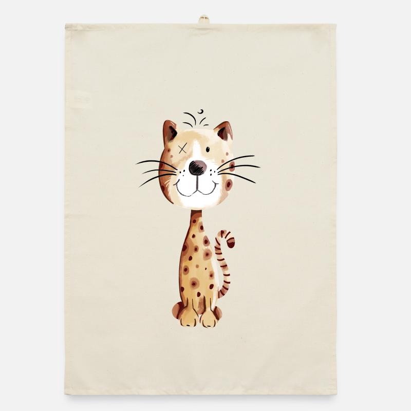 Little Cat - Cats Comic Organic dish towel