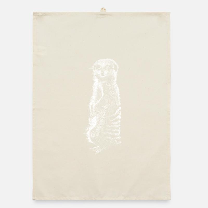 Erdmännchen Organic Geschirrtuch