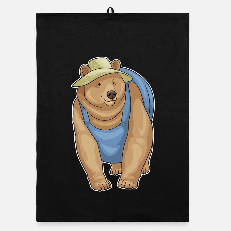 Ferme Bear Farmer Torchon bio