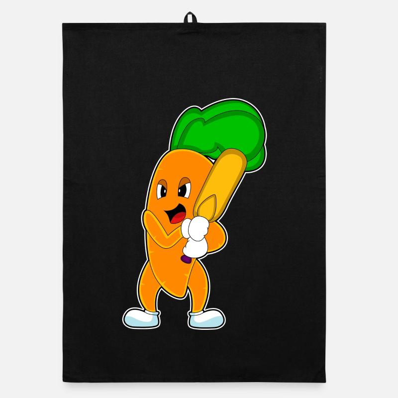 Carotte Cricket Batte de cricket Torchon bio