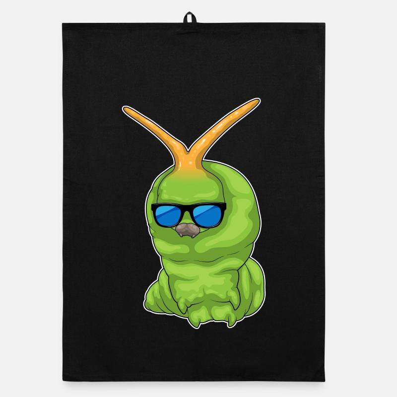 Caterpillar Sunglasses Organic dish towel