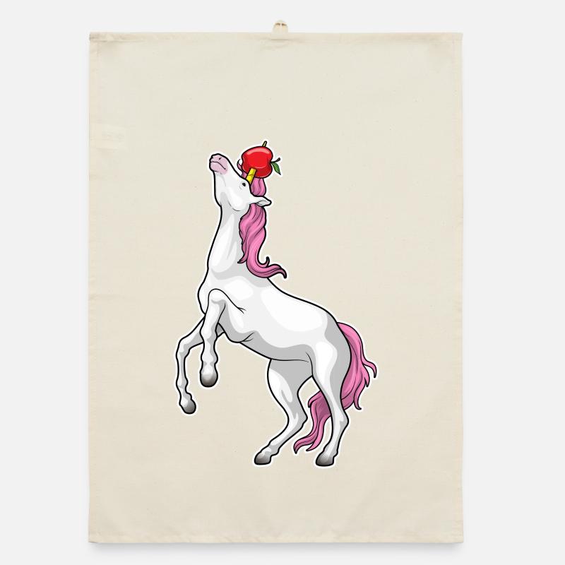 Unicorn Apple Organic dish towel
