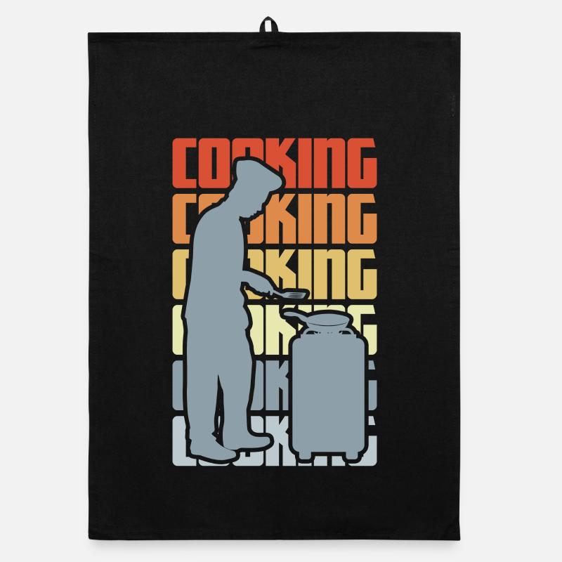 Vintage Cooking Organic dish towel