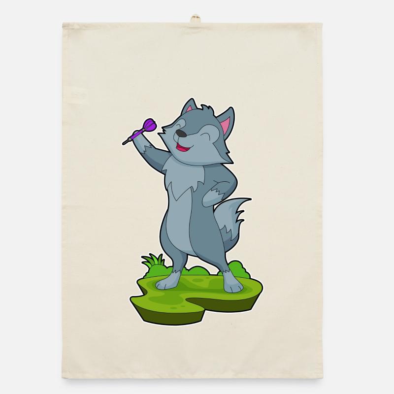 Dart de loup Dartpfeil Torchon bio