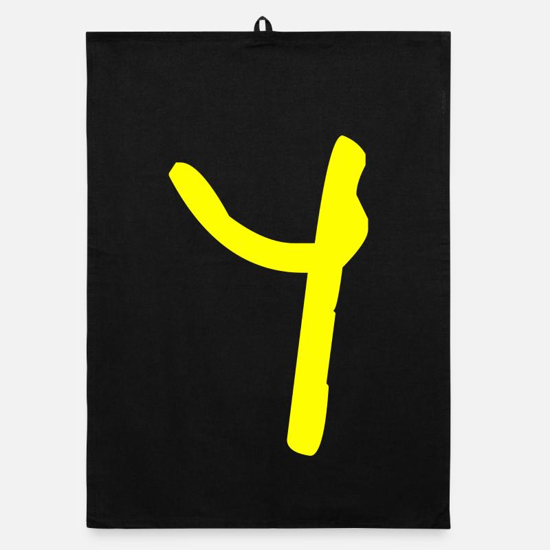 Buchstabe Y Organic Geschirrtuch