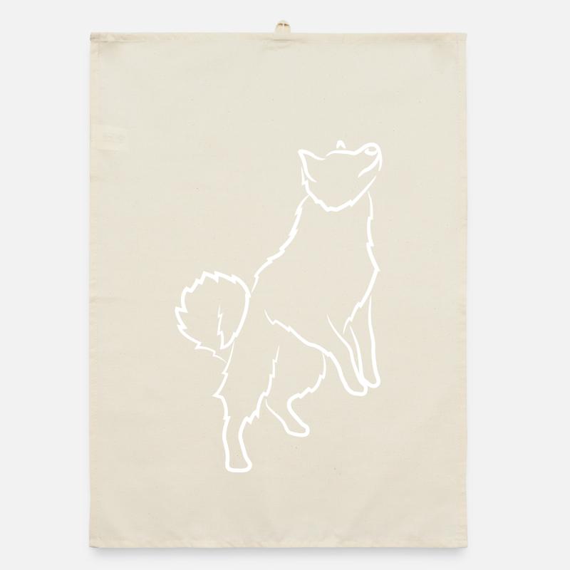 Dessin de chien Torchon bio